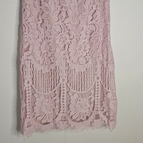 NWT Pink Lace Cocktail Dress Small - Picture 6 of 12